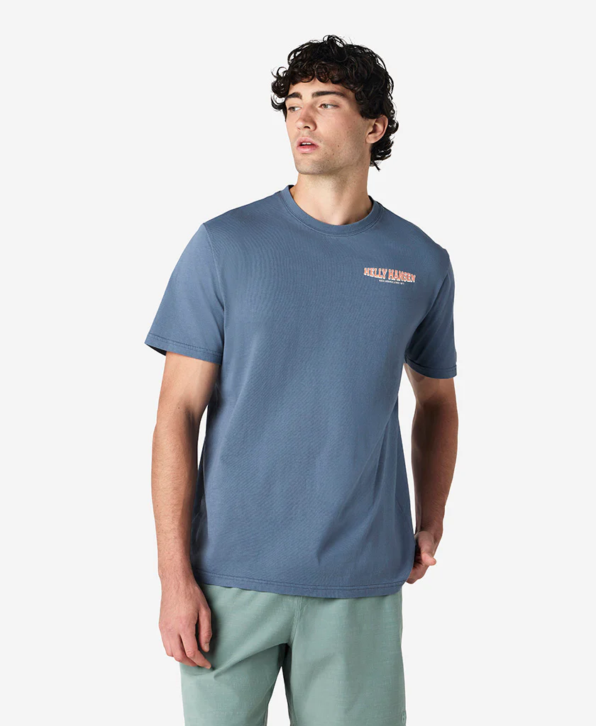 ALPS T-SHIRT, Washed Navy