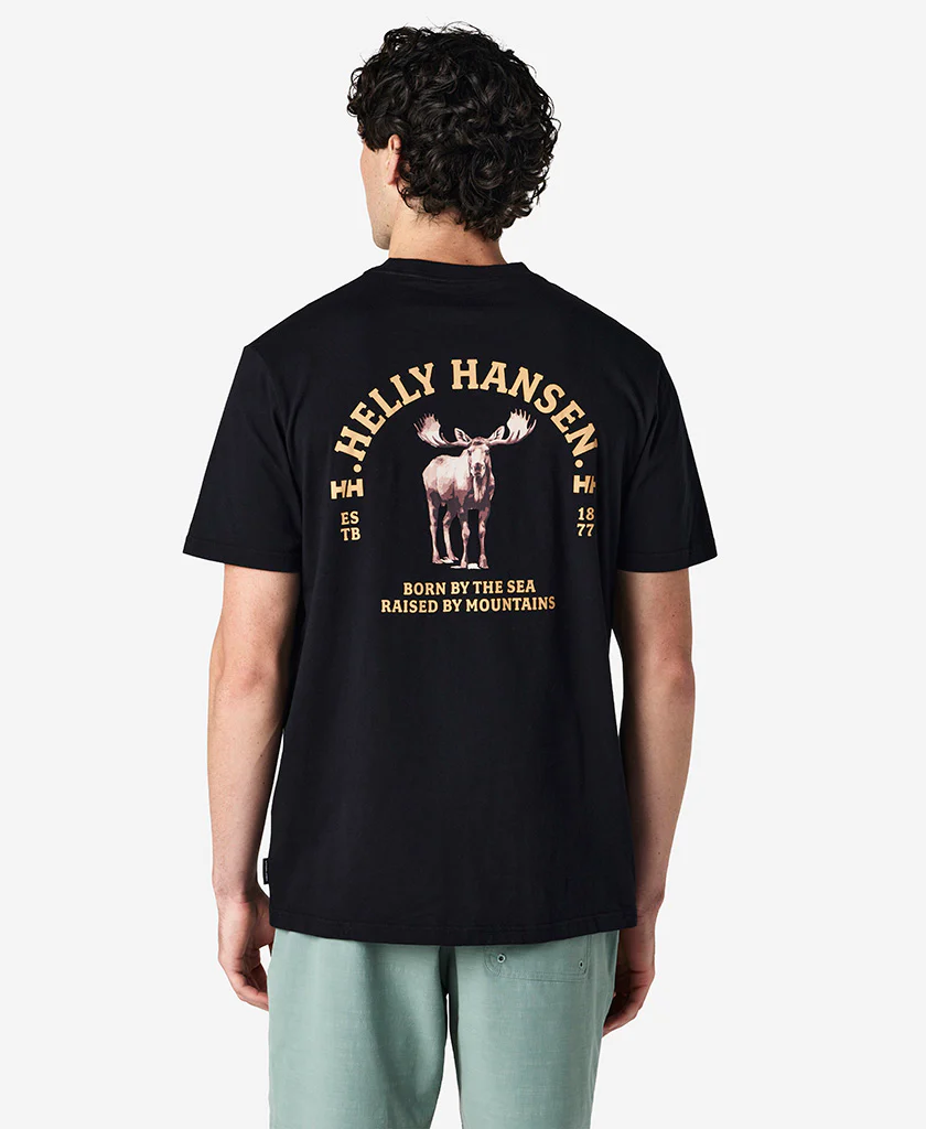 ANTLERS T-SHIRT, Black - Image 5