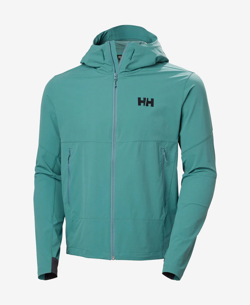 BLAZE SOFTSHELL HOOD, Opal Green - Image 5