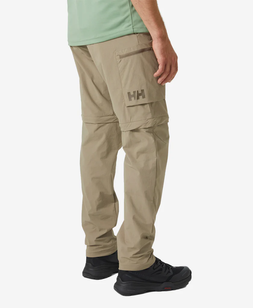 BRONO SOFTSHELL ZIP OFF PANT, Pebble - Image 2