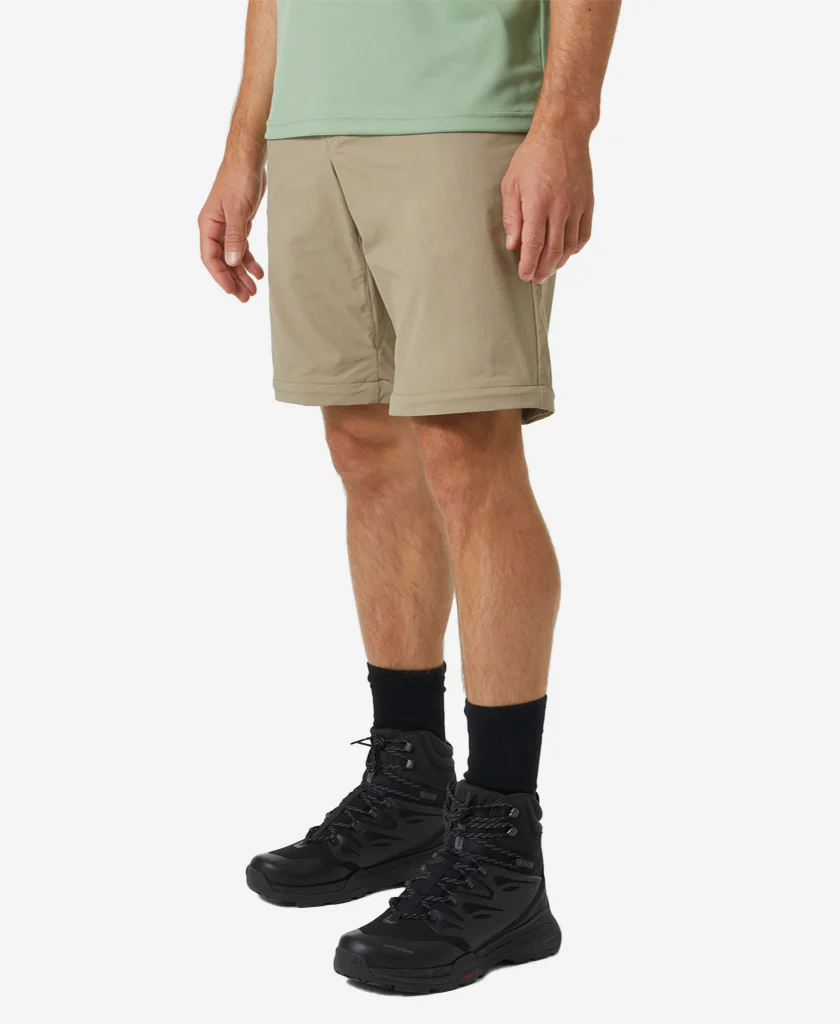 BRONO SOFTSHELL ZIP OFF PANT, Pebble - Image 3