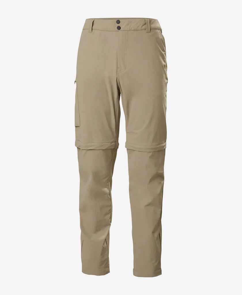 BRONO SOFTSHELL ZIP OFF PANT, Pebble - Image 5
