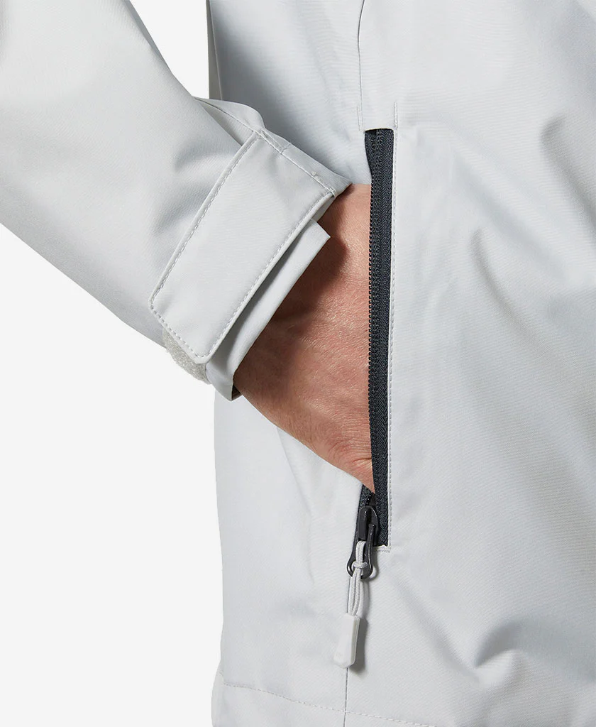 CREW HOODED JACKET 2.0, Grey Fog - Image 3