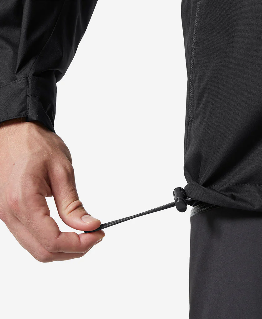 CREW HOODED PILE JACKET, Black - Image 6
