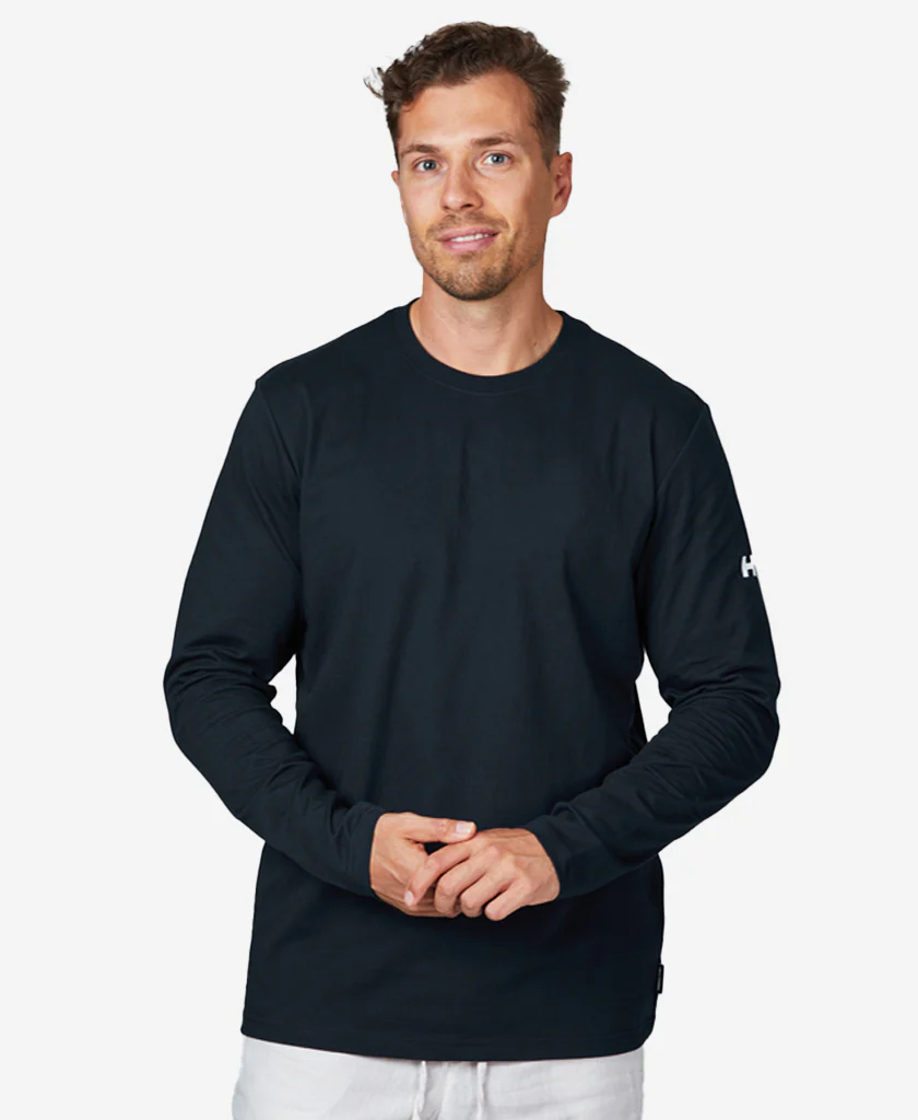 CREW L/S T-SHIRT, Navy - Image 2