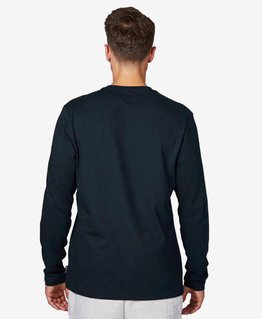 CREW L/S T-SHIRT, Navy - Image 3