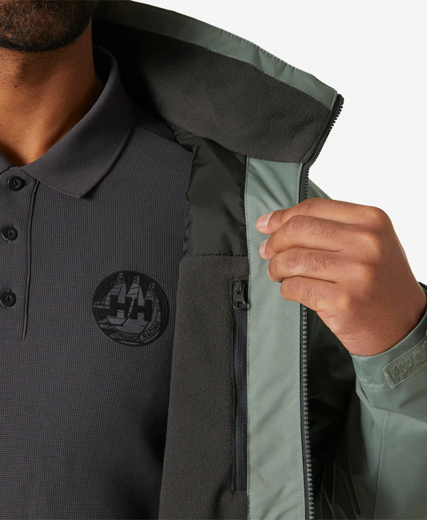 CREW MIDLAYER JACKET 2.0, Crey Cactus - Image 3