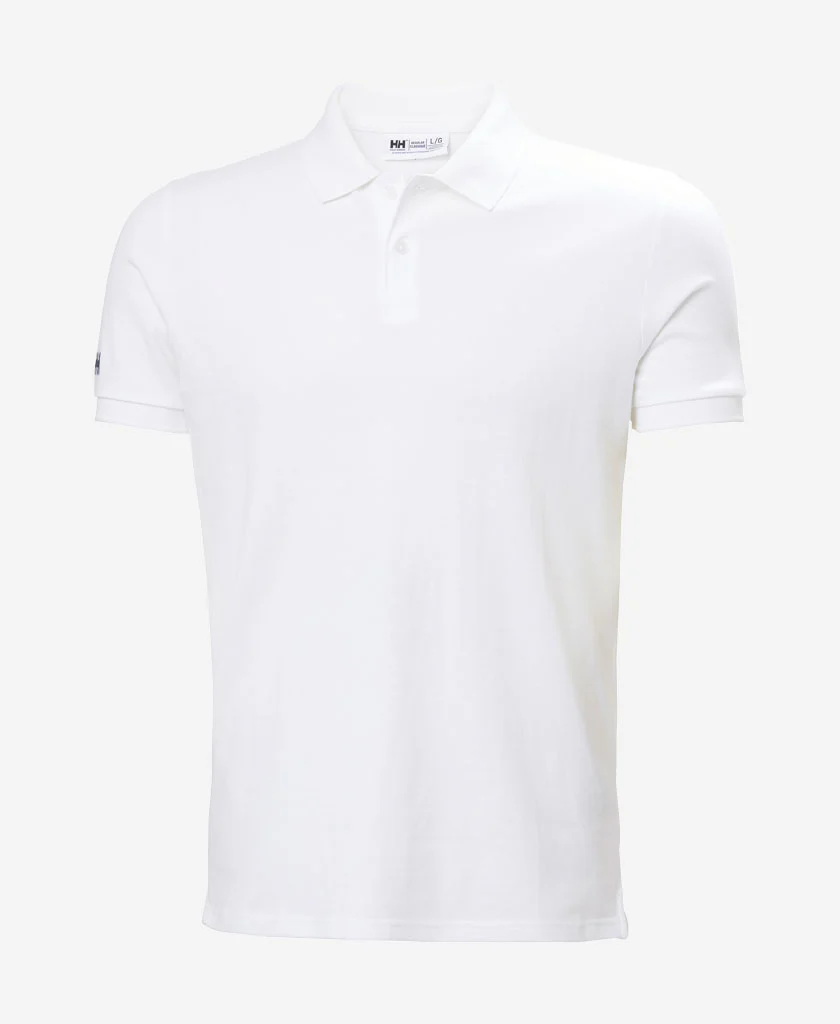 CREW POLO PIQUE, White - Image 6