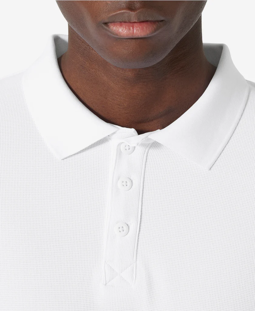 CREWLINE LS POLO, White - Image 3