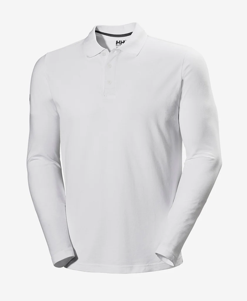 CREWLINE LS POLO, White - Image 5