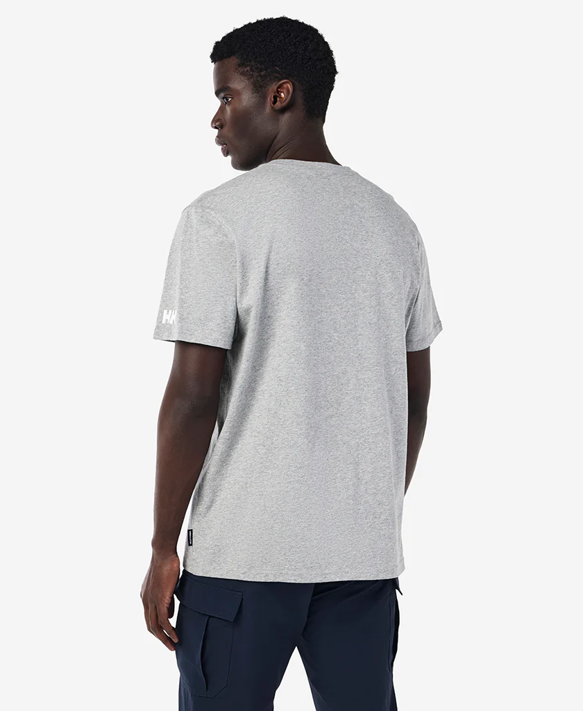 CROSS SAILS T-SHIRT, Grey Melange - Image 3