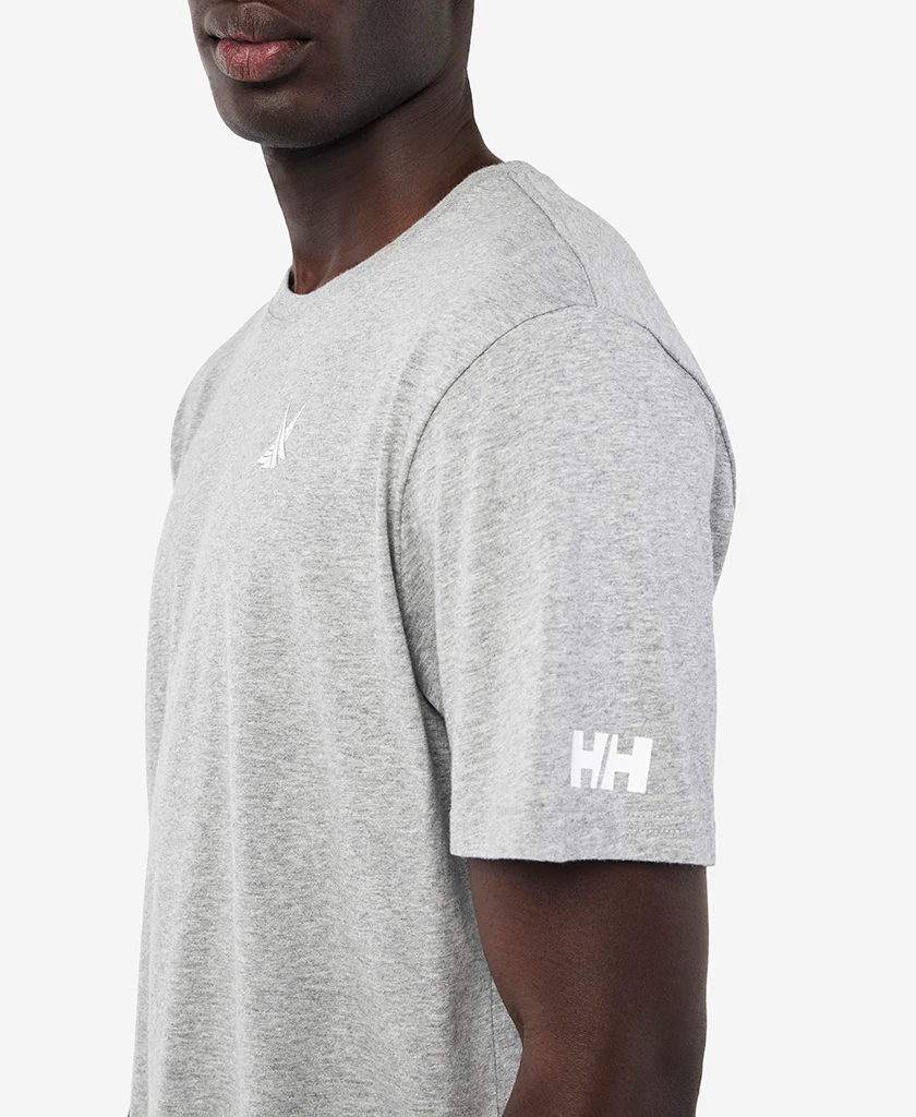 CROSS SAILS T-SHIRT, Grey Melange - Image 4