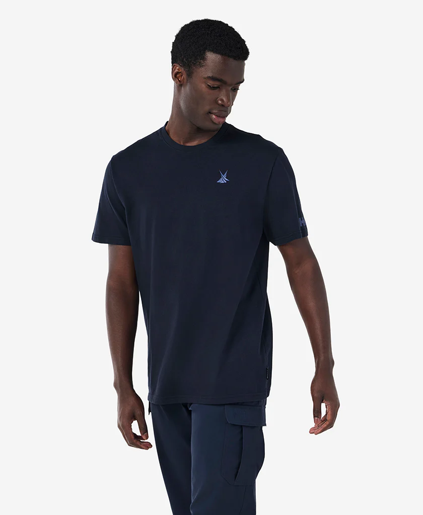 CROSS SAILS T-SHIRT, Navy - Image 2