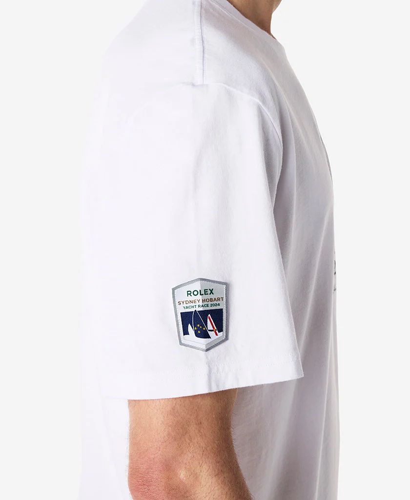 CROSS SAILS T-SHIRT, White - Image 3