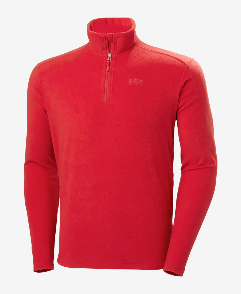 DAYBREAKER 1/2 ZIP FLEECE, 163 Red - Image 5