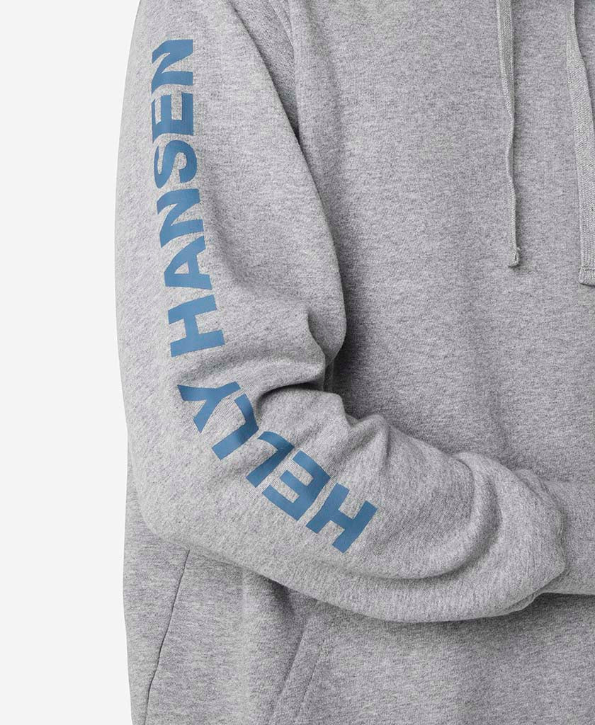 ERVIK HOODED FLEECE, Grey Melange - Image 6