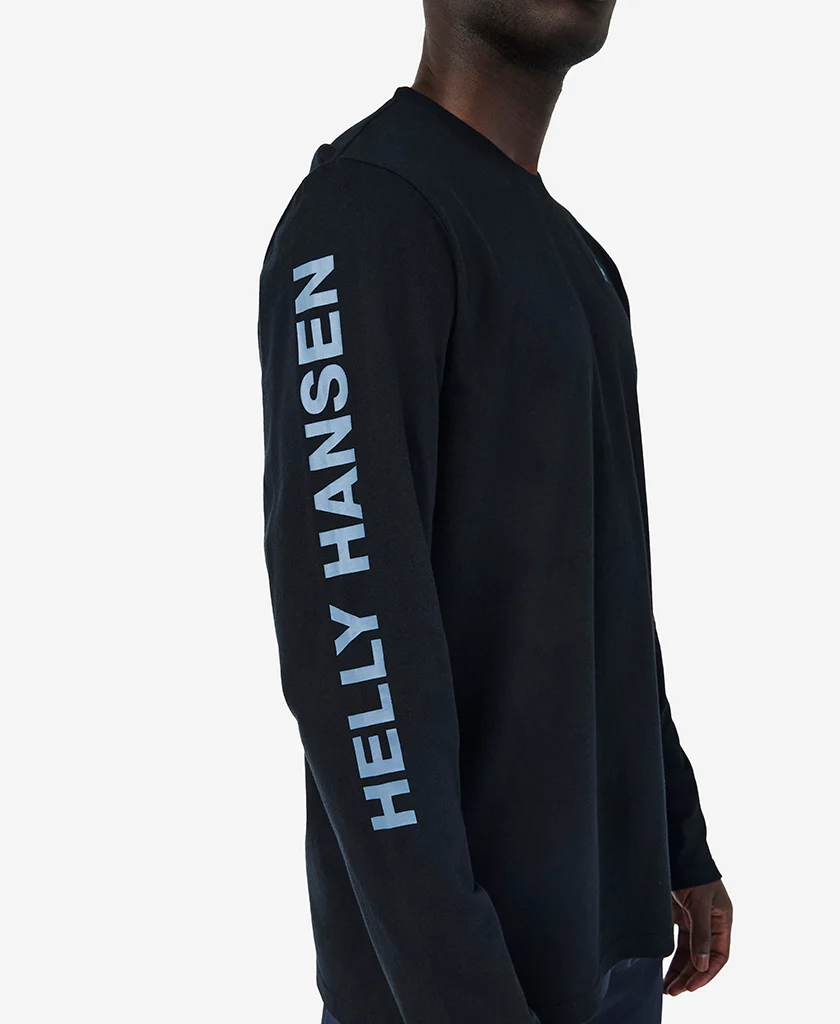 ERVIK L/S T-SHIRT, Black - Image 4