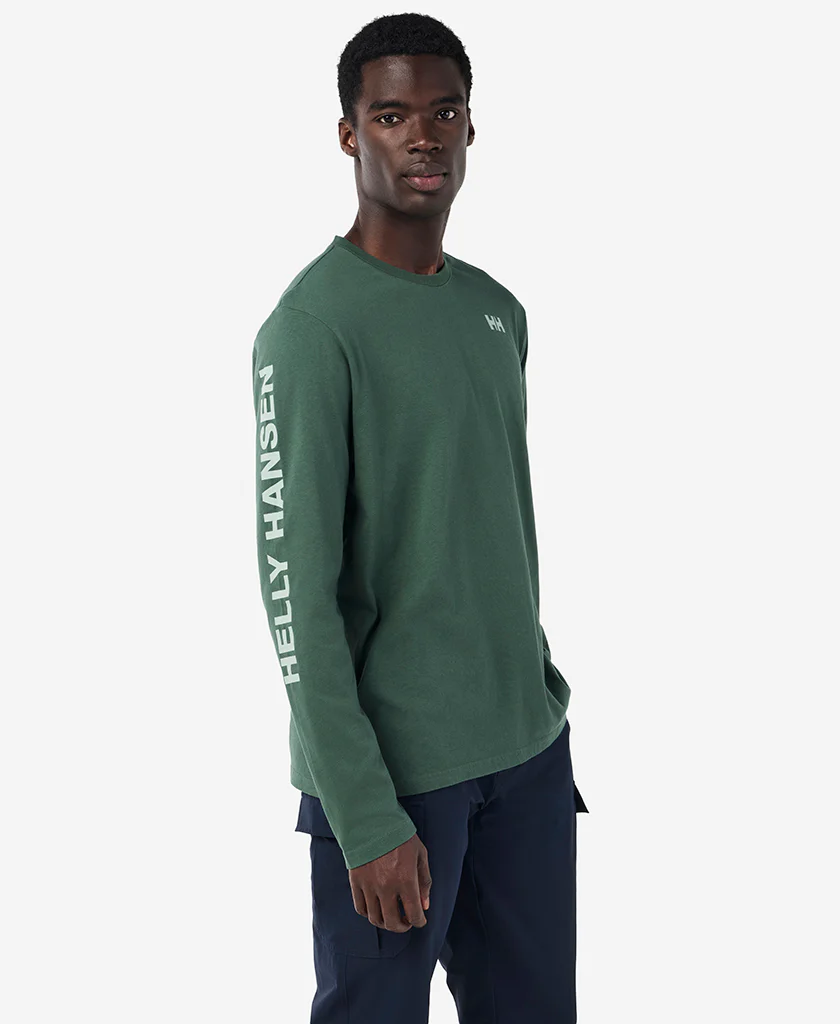 ERVIK L/S T-SHIRT, Jungle Green