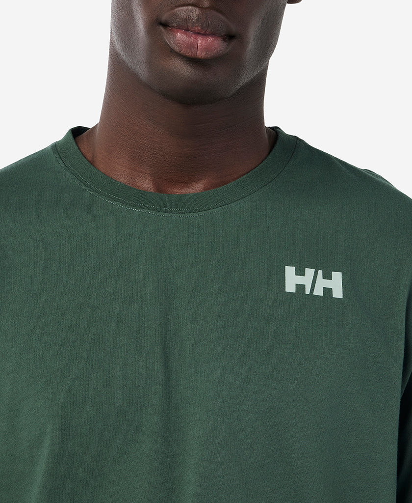ERVIK L/S T-SHIRT, Jungle Green - Image 3