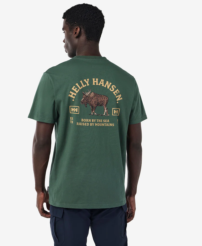 GRAZE THE MOUNTAINS T-SHIRT, Jungle Green - Image 5
