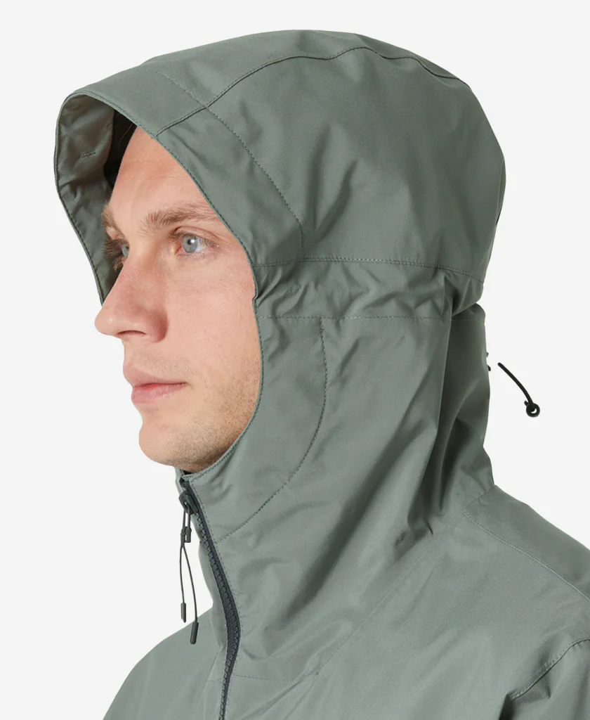 HH BLOCK HOODED JACKET, Grey Cactus - Image 3