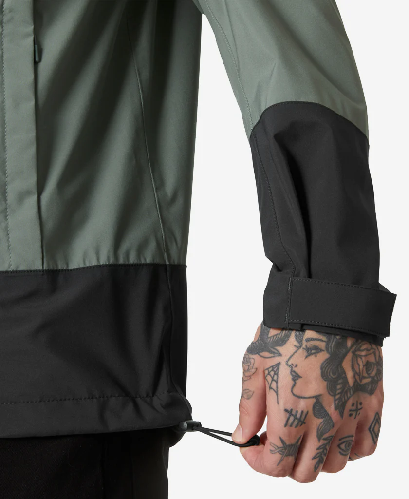 HH BLOCK HOODED JACKET, Grey Cactus - Image 5