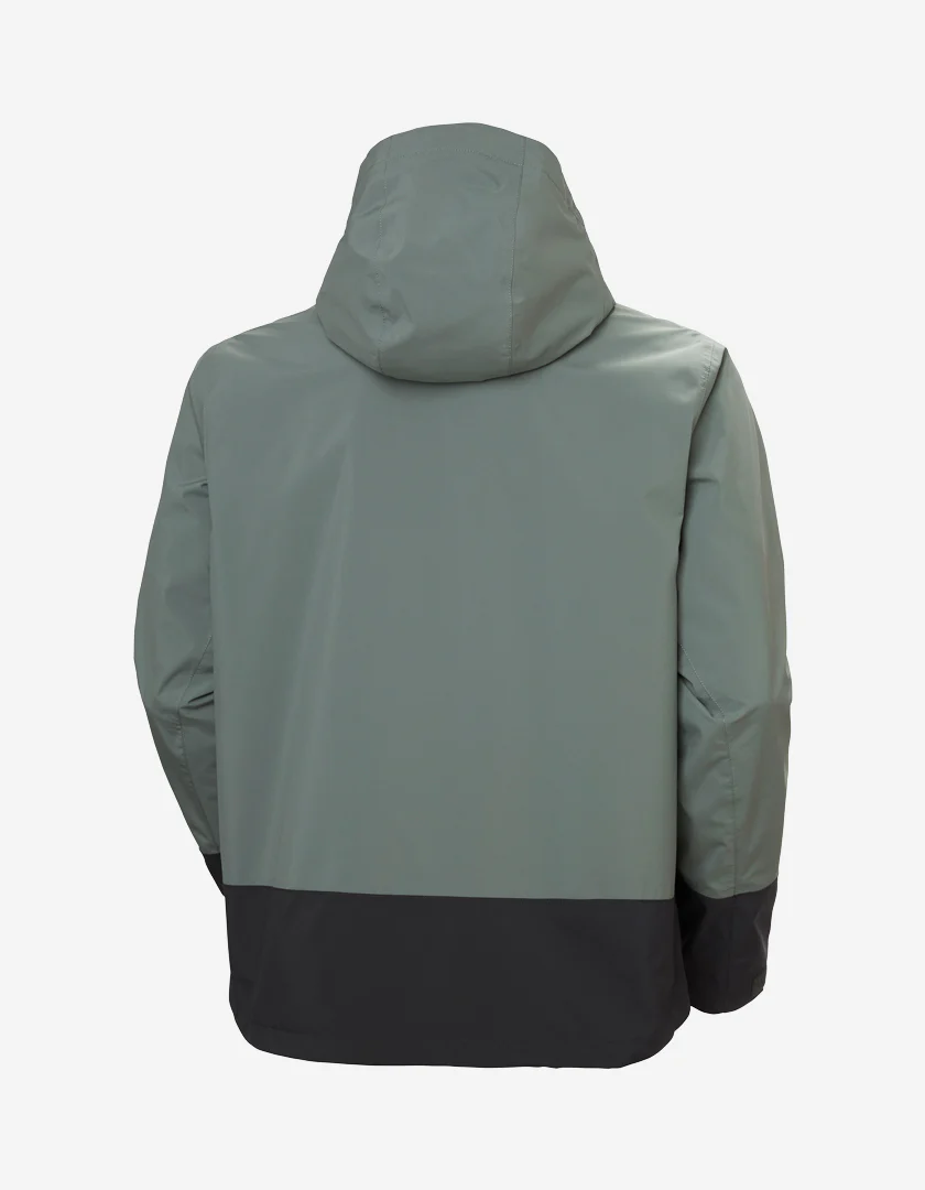 HH BLOCK HOODED JACKET, Grey Cactus - Image 7