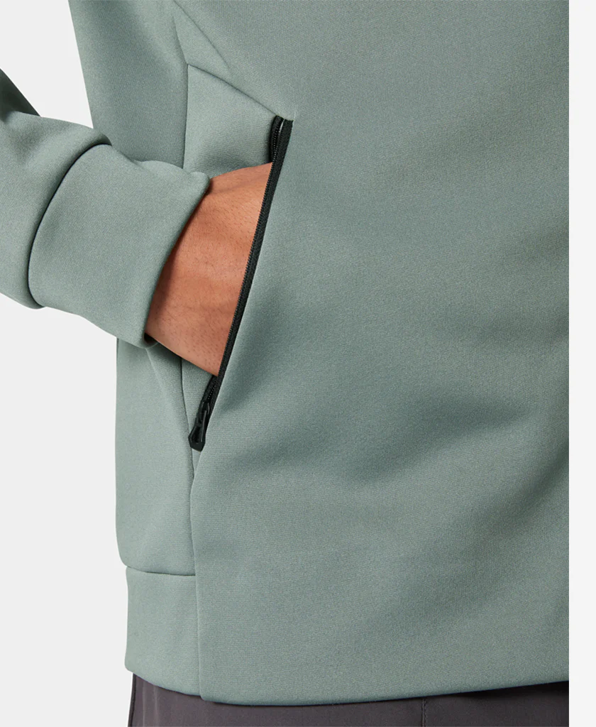 HP FLEECE JACKET 2.0, Grey Cactus - Image 4