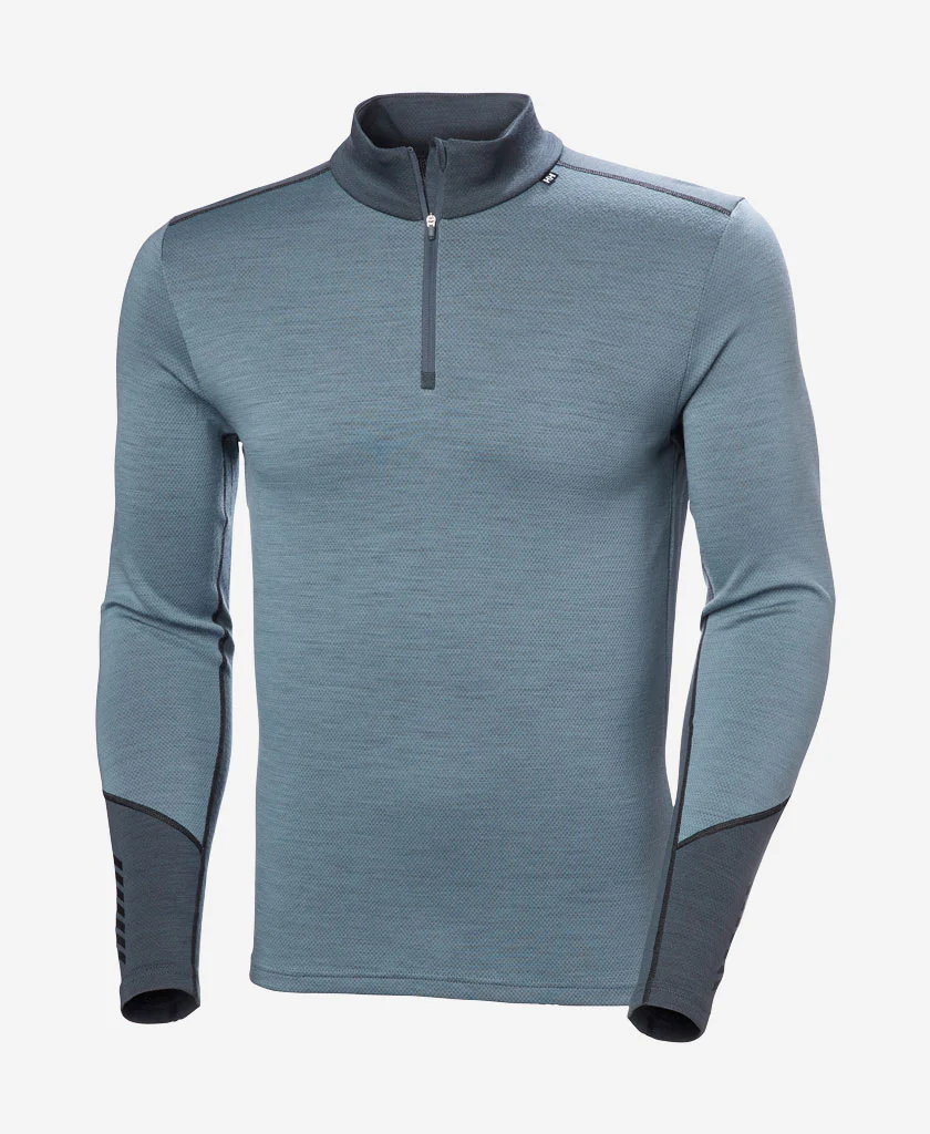 LIFA MERINO MIDWEIGHT 1/2 ZIP, Washed Navy - Image 5