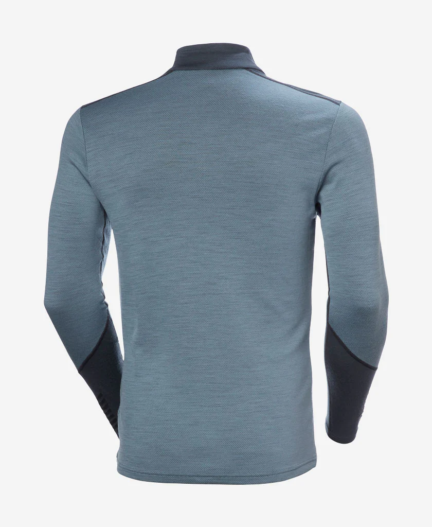 LIFA MERINO MIDWEIGHT 1/2 ZIP, Washed Navy - Image 6