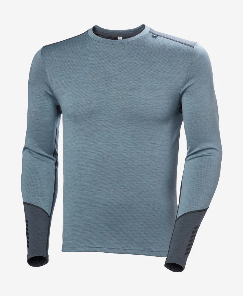 LIFA MERINO MIDWEIGHT CREW, Washed Navy - Image 5