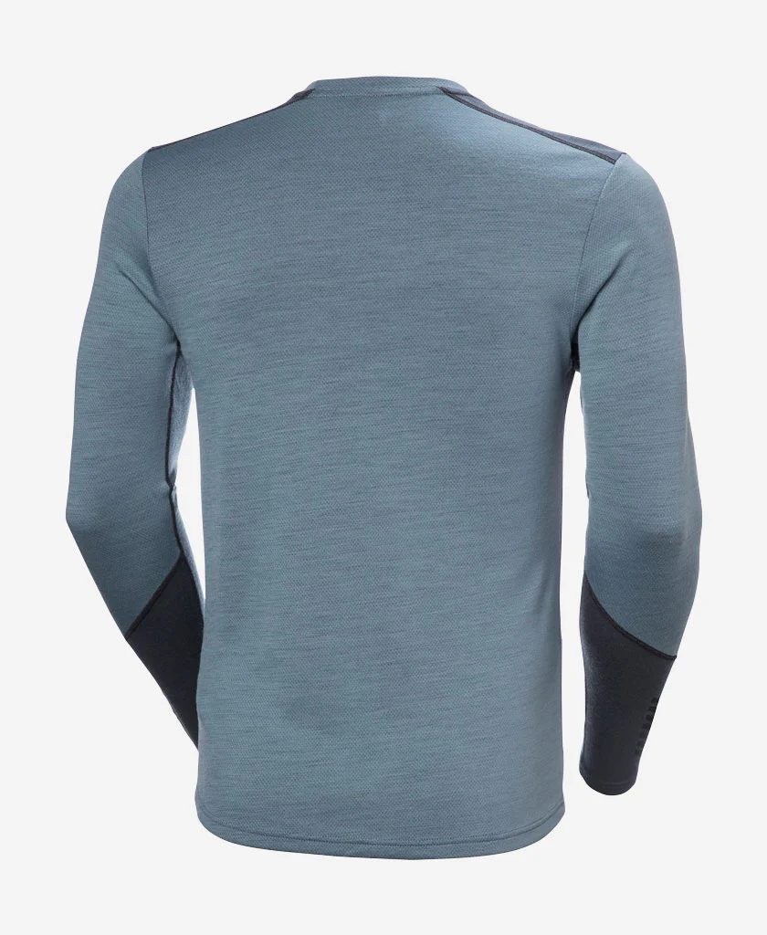 LIFA MERINO MIDWEIGHT CREW, Washed Navy - Image 6