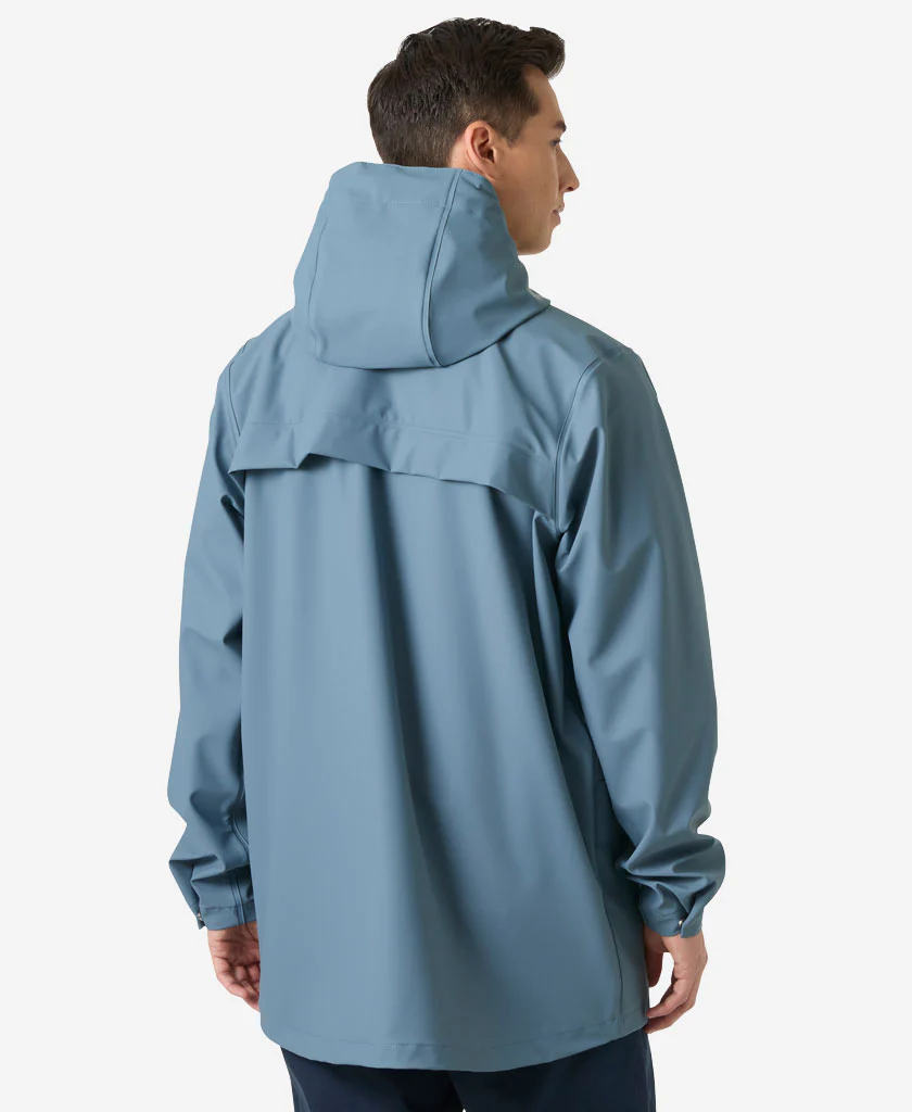 MOSS RAIN COAT, Washed Navy - Image 2