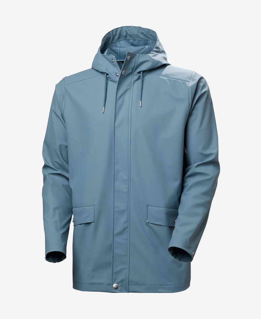 MOSS RAIN COAT, Washed Navy - Image 6