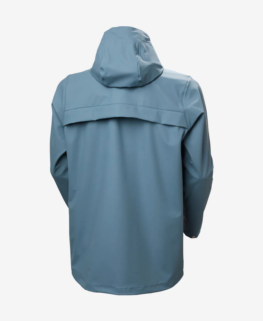 MOSS RAIN COAT, Washed Navy - Image 7