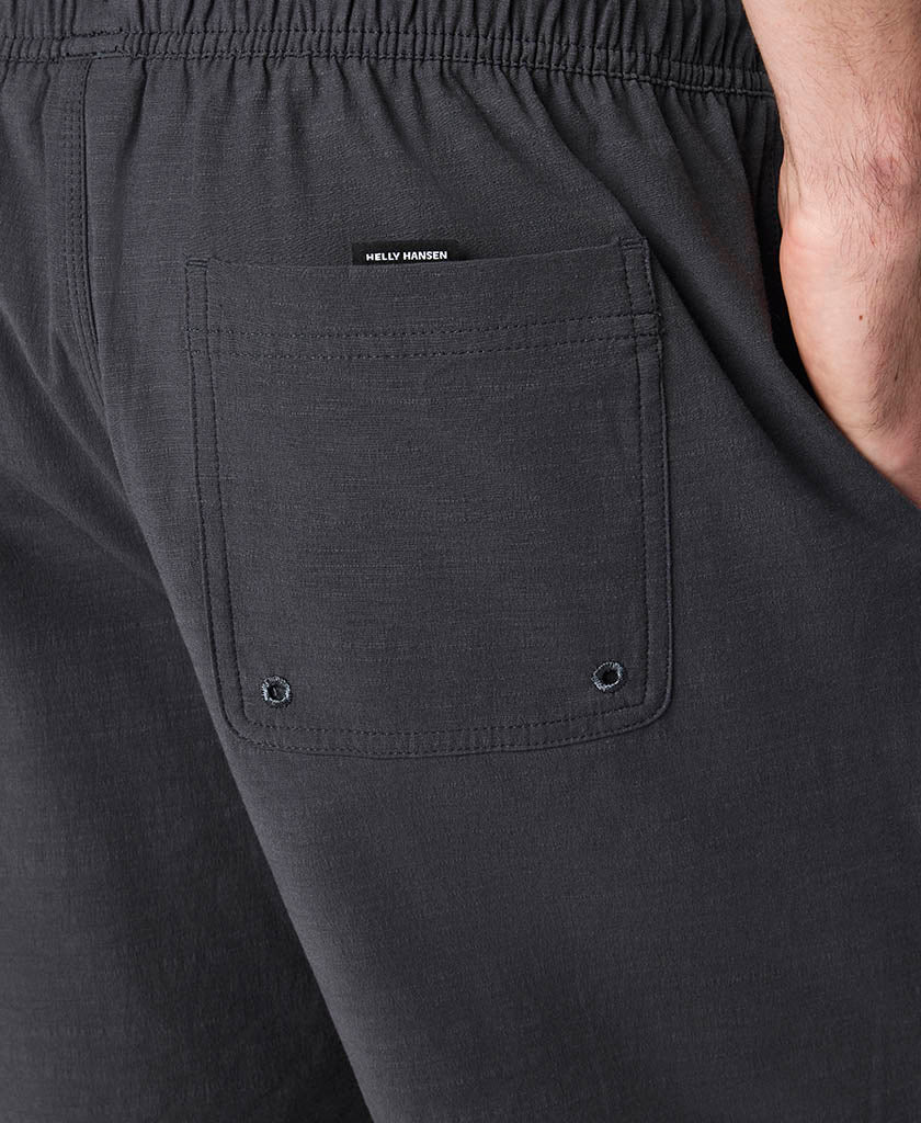 NORSE SLUB VOLLEY BOARDSHORT, Black - Image 4