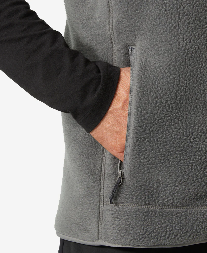PANORAMA PILE VEST, Concrete - Image 4
