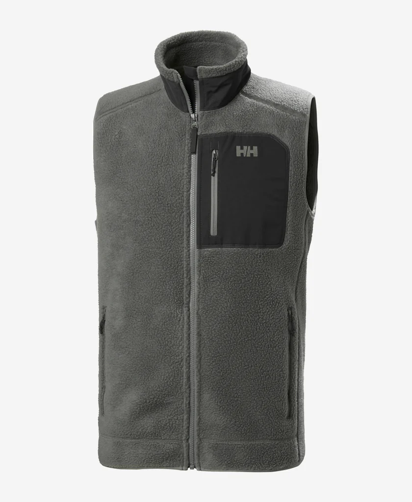PANORAMA PILE VEST, Concrete - Image 5
