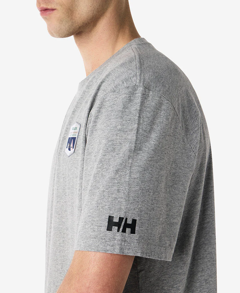 RSHYR TEAM T-SHIRT, Grey Melange - Image 4