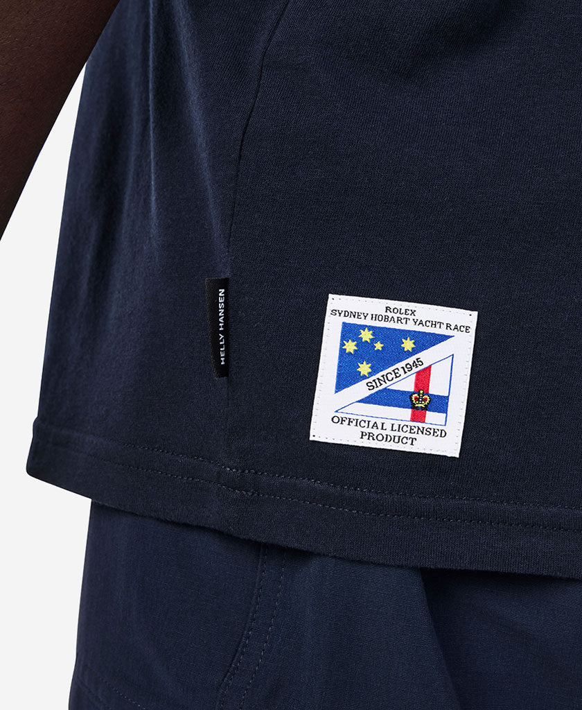 RSHYR25 BOAT NAME T-SHIRT, Navy - Image 5