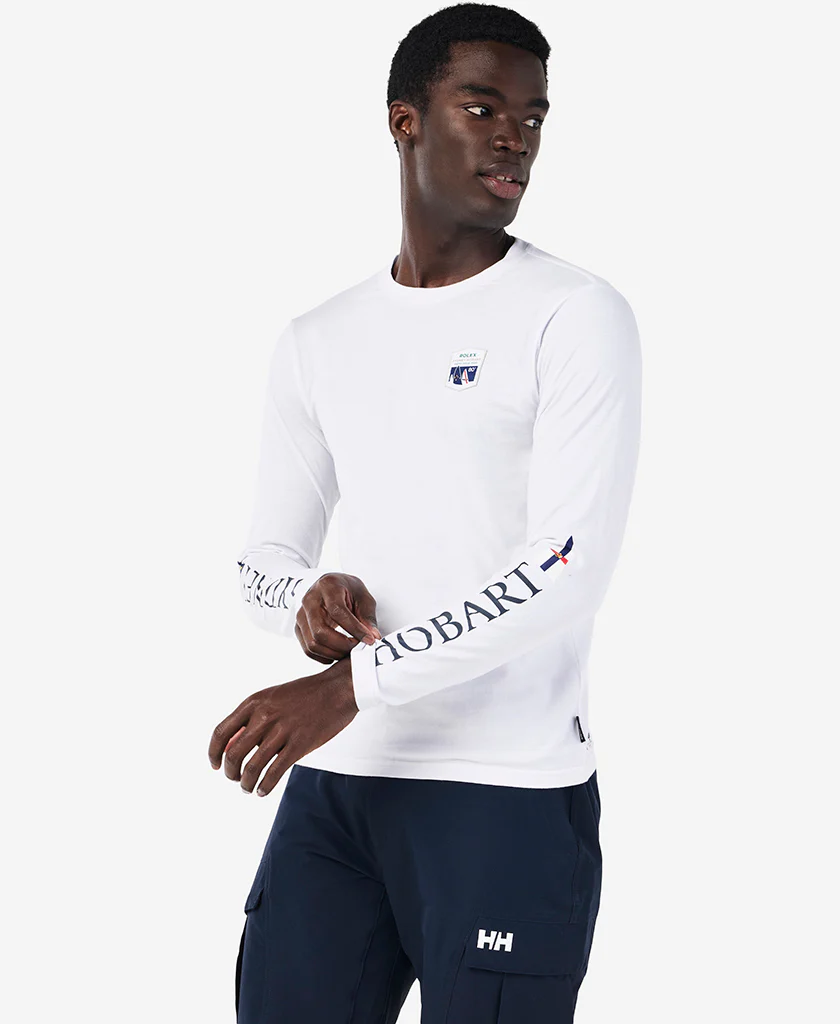 RSHYR25 BURGEE LS T-SHIRT, White - Image 3
