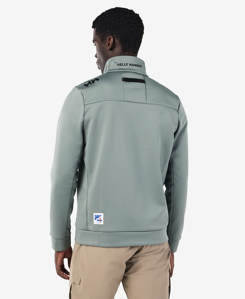 RSHYR25 CREW FLEECE JACKET, Grey Cactus - Image 2