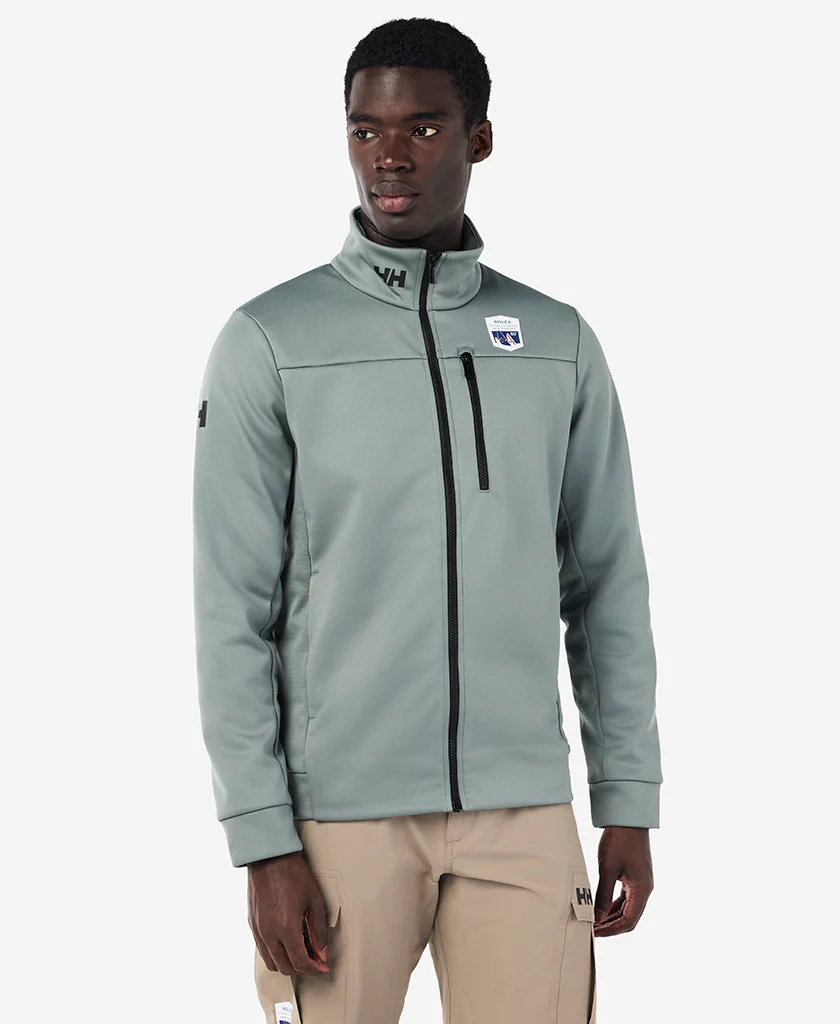 RSHYR25 CREW FLEECE JACKET, Grey Cactus - Image 3