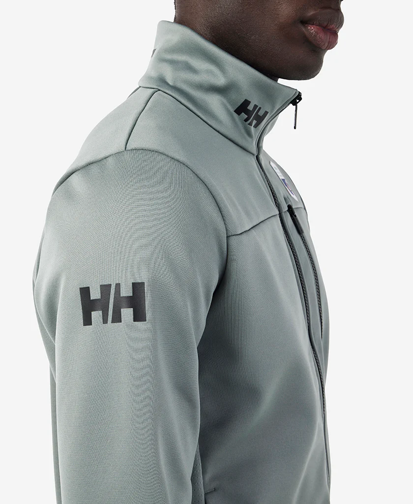 RSHYR25 CREW FLEECE JACKET, Grey Cactus - Image 5