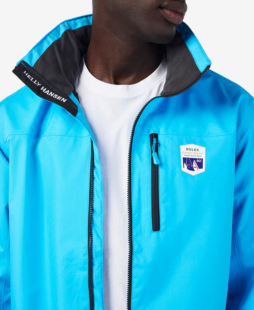 RSHYR25 CREW HOODED JACKET, Cyan - Image 4