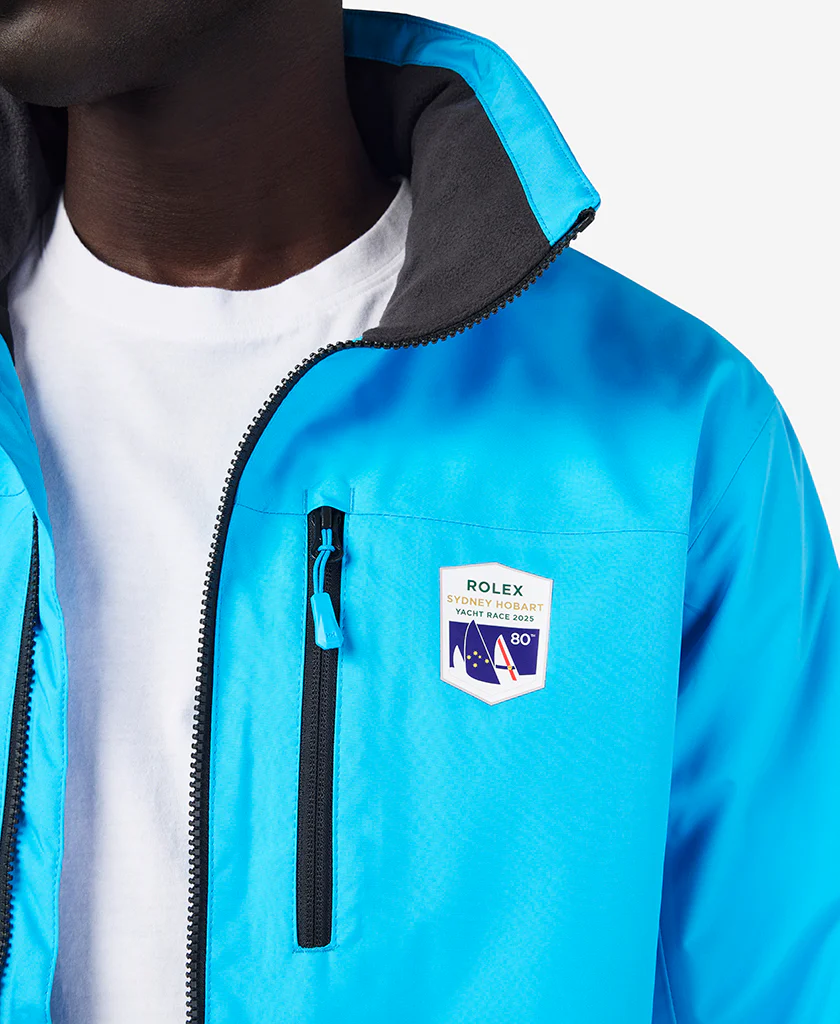 RSHYR25 CREW HOODED JACKET, Cyan - Image 5