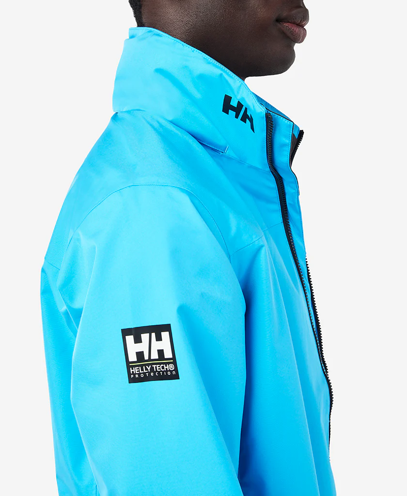 RSHYR25 CREW HOODED JACKET, Cyan - Image 6