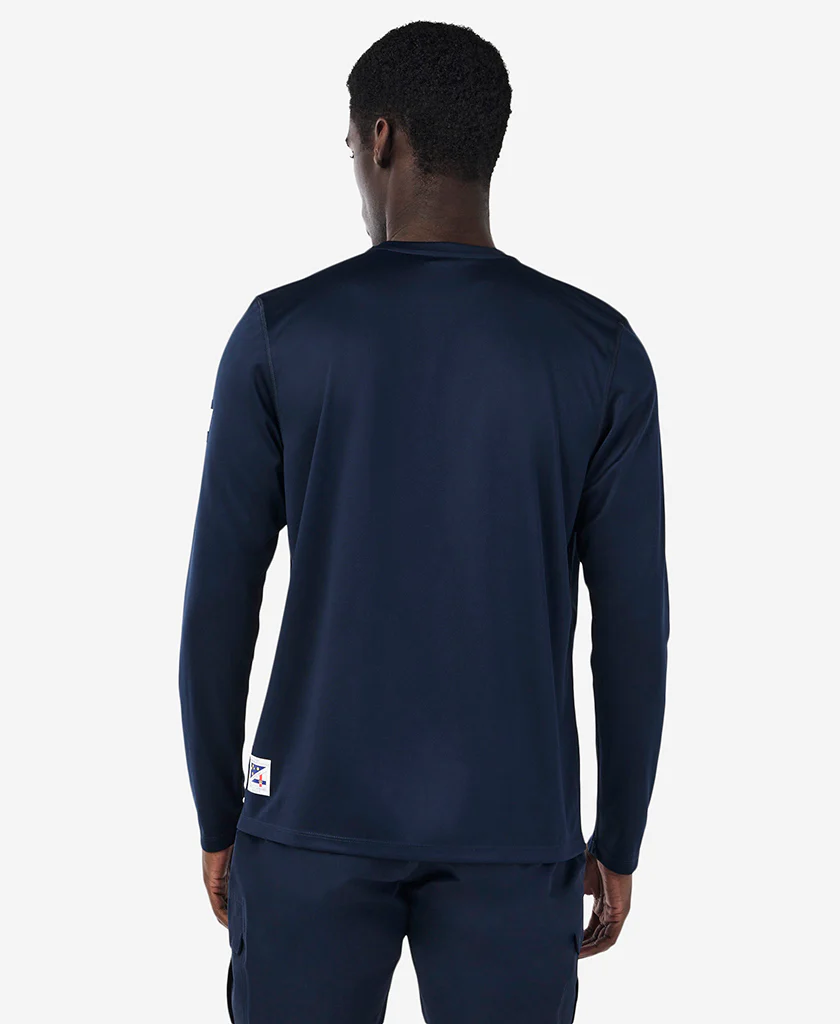RSHYR25 TECH CREW LS T-SHIRT, Navy - Image 2