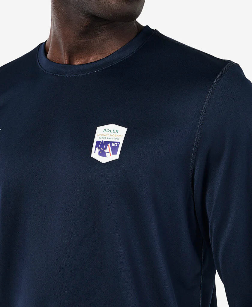 RSHYR25 TECH CREW LS T-SHIRT, Navy - Image 4