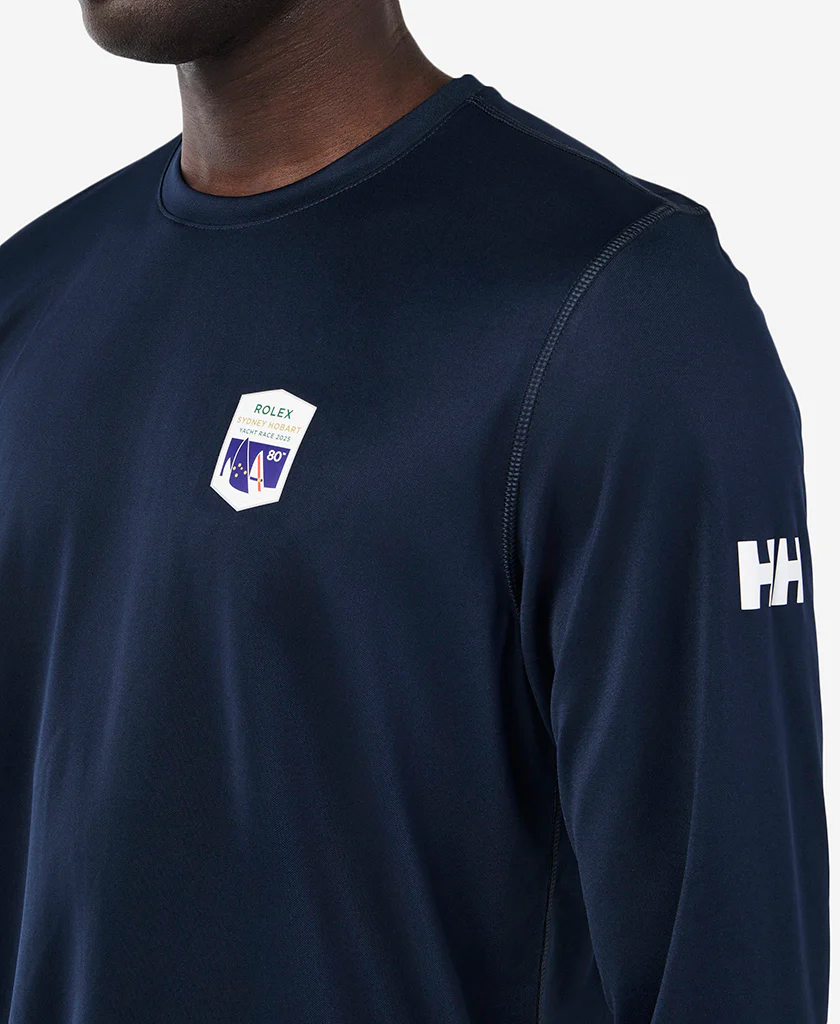 RSHYR25 TECH CREW LS T-SHIRT, Navy - Image 6